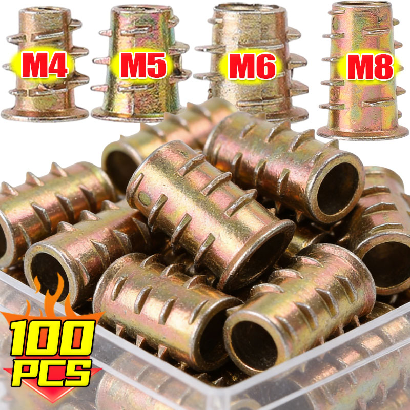 Furniture Hardware Threaded Inserts - Inserts filetés M4 M5 M6 M8