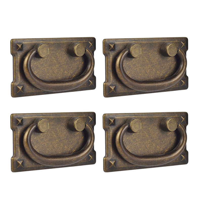 Furniture Hardware Vintage - Poignées de tiroir en Bronze Antique