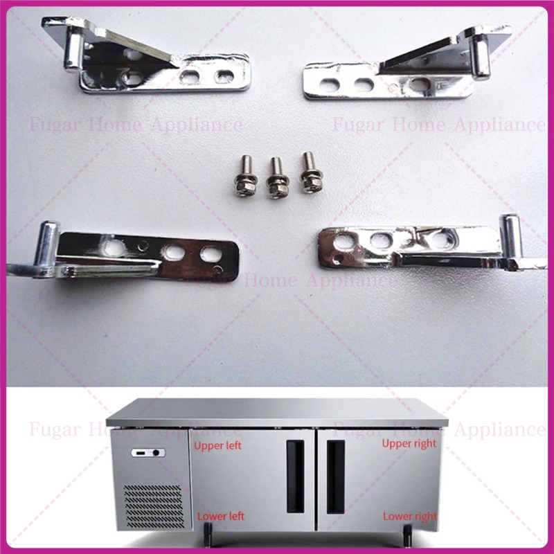 Furniture Hardware Fittings - Charnière de réfrigérateur 35mm, empattement, accessoires