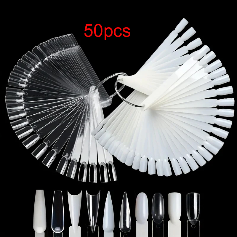 Furniture Hardware Nails - 50 bâtons d'échantillons d'ongles avec anneaux,