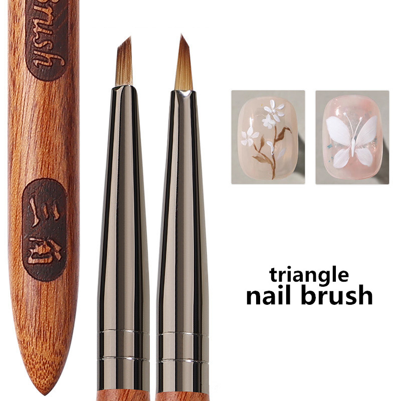 Furniture Hardware Nails - 1/2/3 PIÈCES Pinceau à ongles triangulaire