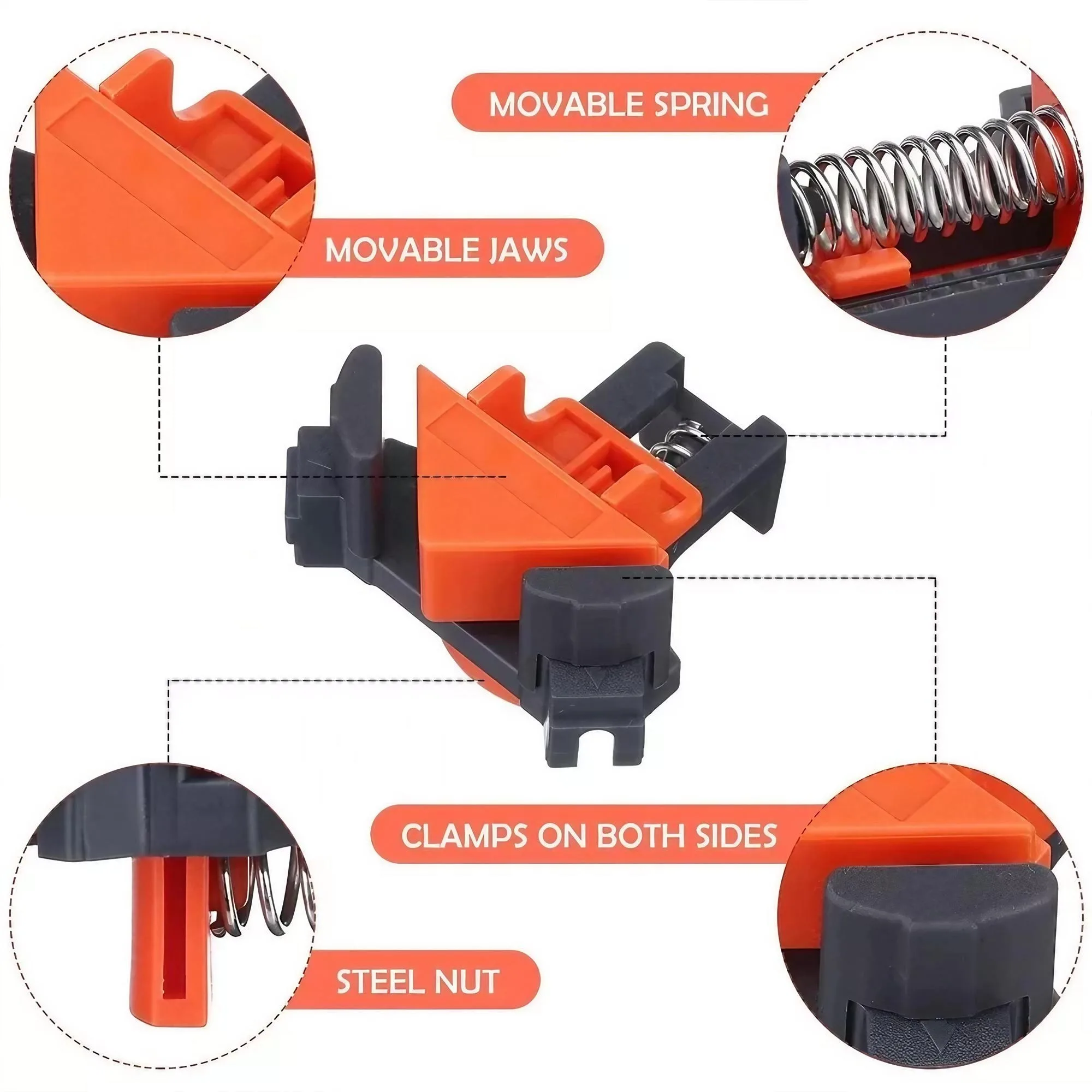 Kit de pinces d'angle à 90 deg - Furniture Joinery Hardware avis et prix