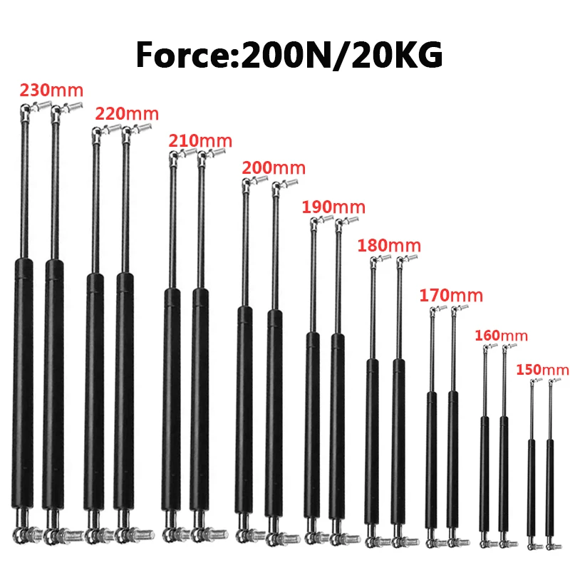 2 pièces 150-230mm 200N/20KG e - Furniture Hardware In China avis et prix