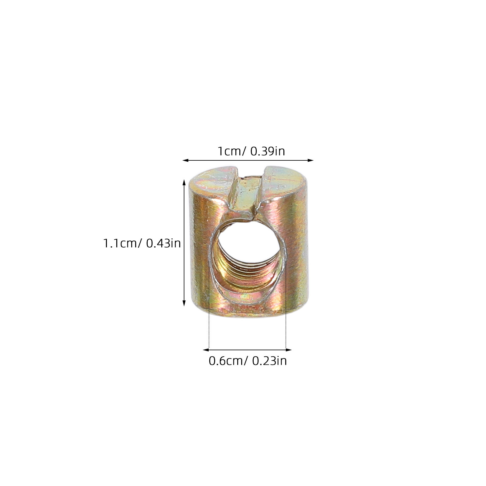 100 pièces d'écrous à fente M6 - Furniture Hardware Threaded Inserts avis et prix