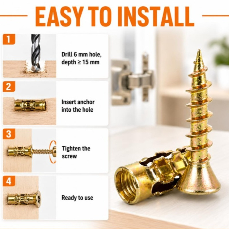 Kit de vis d'expansion courtes - Furniture Hardware In China avis et prix