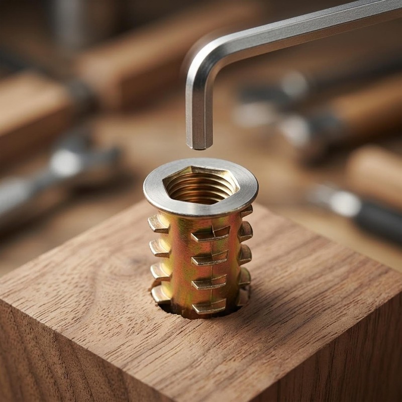 Inserts filetés en acier au ca - Furniture Hardware Threaded Inserts avis et prix