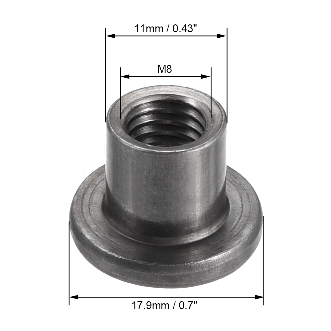 30 pièces M8 M10 Écrous en T à - Furniture Hardware Threaded Inserts avis et prix