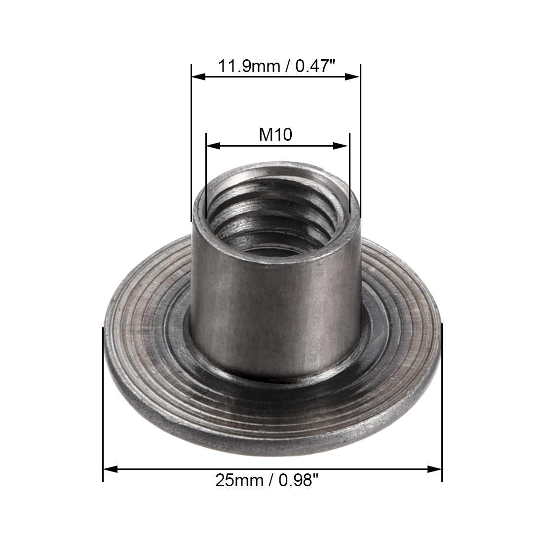 30 pièces M8 M10 Écrous en T à - Furniture Hardware Threaded Inserts avis et prix