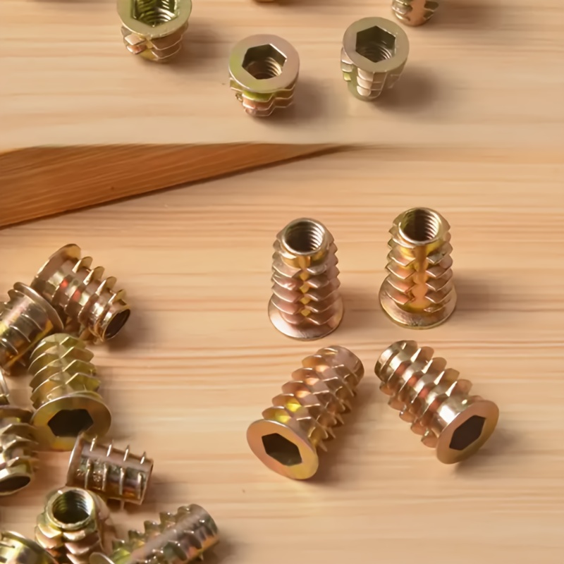 100 pièces d'inserts filetés e - Furniture Hardware Threaded Inserts avis et prix