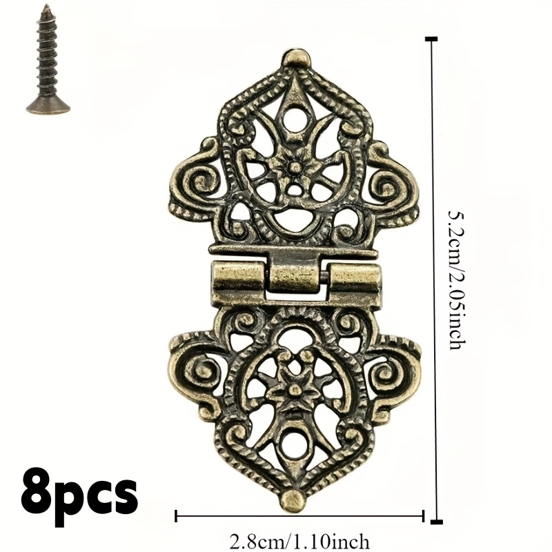 8 charnières vintage en alliag - Furniture Hardware Vintage avis et prix